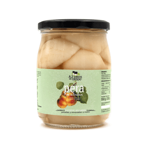 ORGANIC PEAR IN SYRUP SWEETENED WITH RICE SYRUP 550G