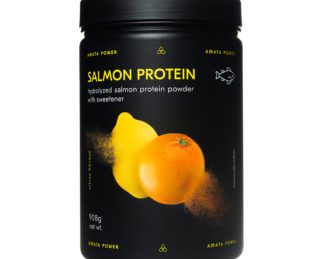 Amata Power Salmon Protein in citrus flavor