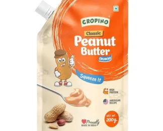 CROPINO Classic Peanut Butter Crunchy Spout Pack (200gm)