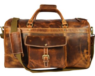 Leather Hub Travel Bag