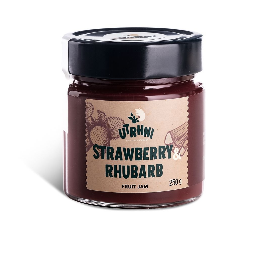 Strawberry Rhubarb JAM 250g