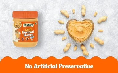 CROPINO Classic Peanut Butter Crunchy (400gm)
